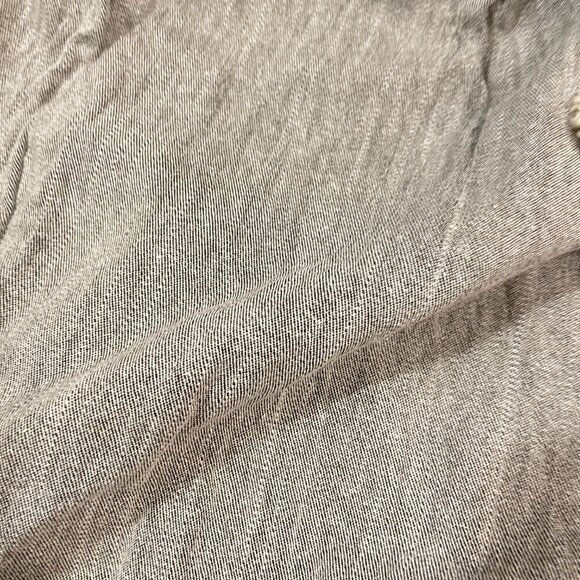 Grey Drawstring Linen Pants - XS - Picture 10 of 13